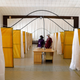 Medical staff at the newly built field hospital for potential Covid-19 at the Aga Khan University Hospital in Nairobi, Kenya, April 9, 2020